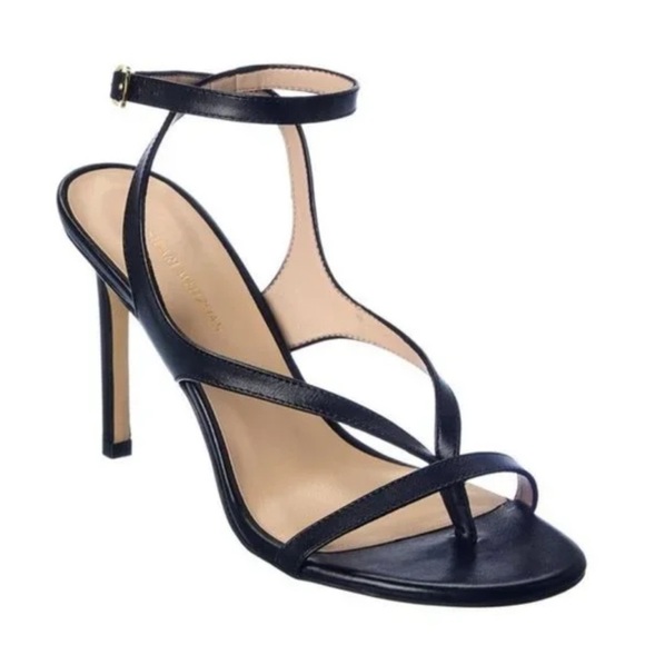 Stuart Weitzman Align Heeled Sandals in Black Size 6.5 - Picture 1 of 8